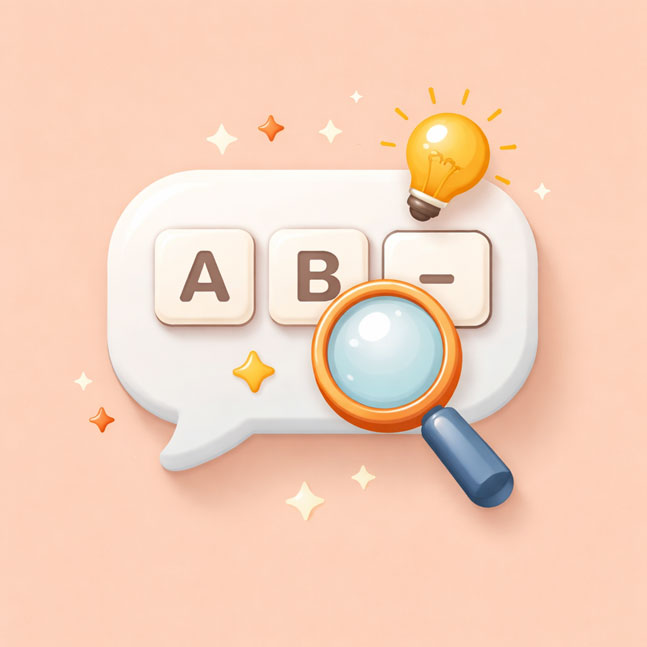 Wortfindung Icon